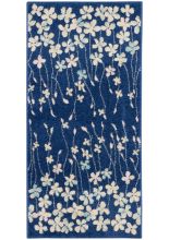 Nourison Tranquil TRA04 NAVY Area Rugs